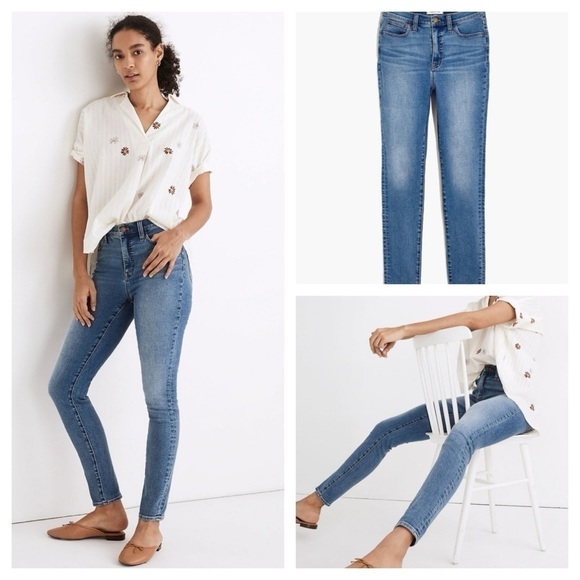 MADEWELL 10” Roadtripper Jeans Blue Size 29 T - Picture 1 of 14